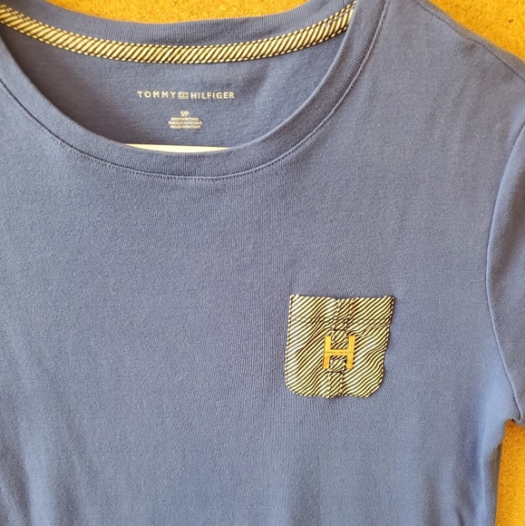 Tommy Hilfiger S/P Blue T-shirt Dress - Picture 3 of 6